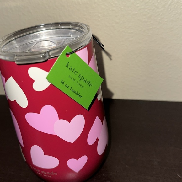 NWT Kate Spade 16oz stainless steel wine tumbler - Picture 3 of 5